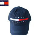 TOMMY HILFIGER （トミーヒルフィガー) コットンキャップ ベースボールキャップ メンズ・レディース CAP 帽子 アメリカ買付品　NAVY ネイビー