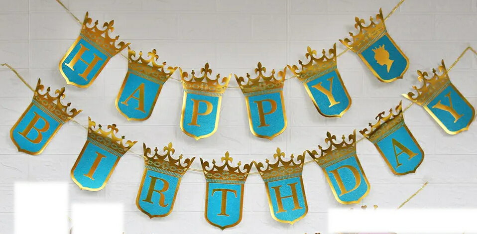 Rakuten - 誕生日ガーランド水王冠