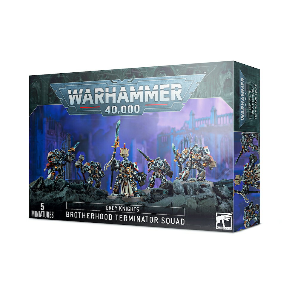  新品 ミニチュア プラモデル ウォーハンマー WARHAMMER ボードゲーム おもちゃ 玩具 プレゼント GREY KNIGHTS BROTHERHOOD TERMINATOR SQUAD