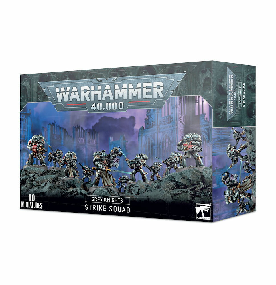  新品 ミニチュア プラモデル ウォーハンマー WARHAMMER ボードゲーム おもちゃ 玩具 プレゼント GREY KNIGHTS STRIKE SQUAD