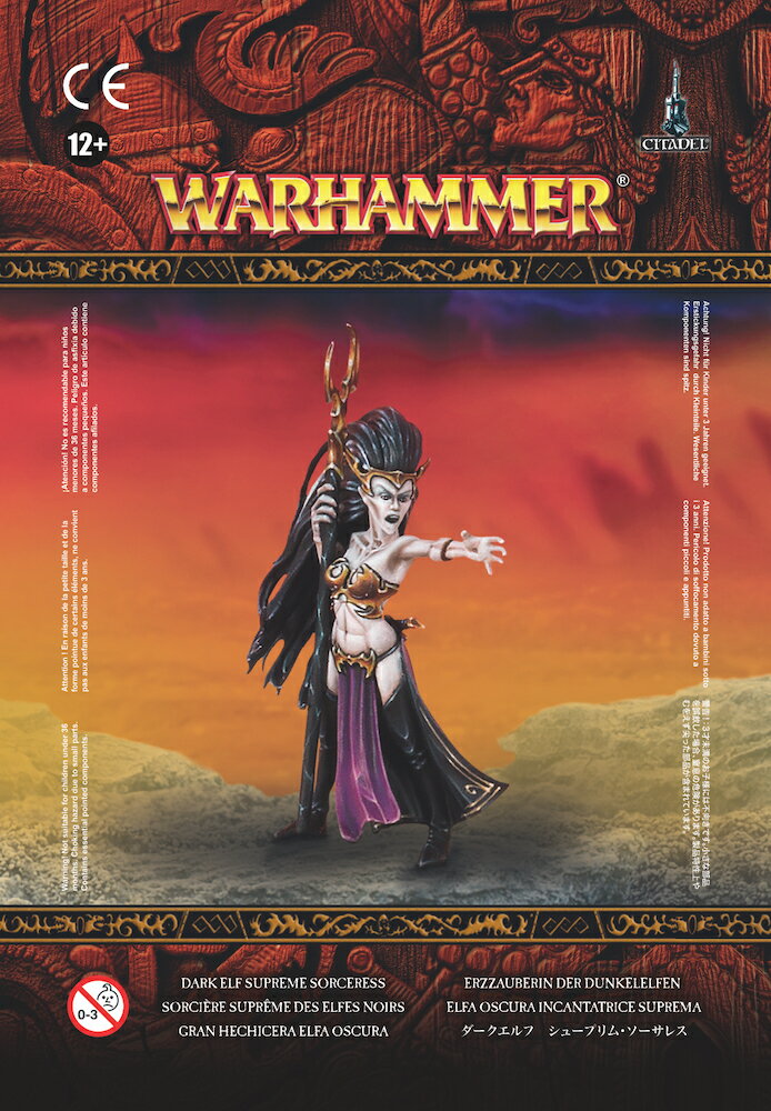 【ダーク エルフ：シュープリム ソーサレス】 新品 ミニチュア プラモデル ウォーハンマー WARHAMMER ボードゲーム おもちゃ 玩具 プレゼント DARK ELF SUPREME SORCERESS