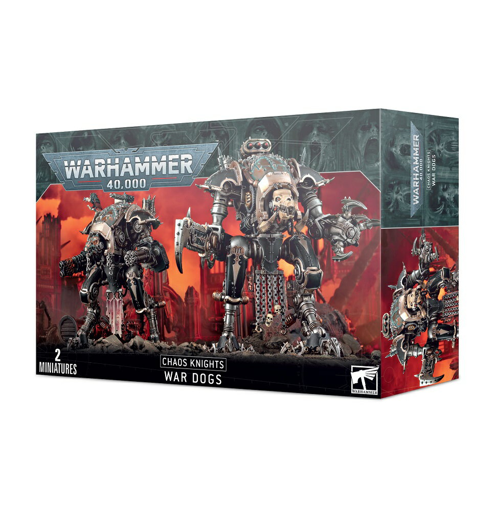 【ケイオス ナイト：ウォードッグ】 新品 ミニチュア プラモデル ウォーハンマー WARHAMMER ボードゲーム おもちゃ 玩具 プレゼントCHAOS KNIGHTS: WAR DOGS WARHAMMER 40,000 40K