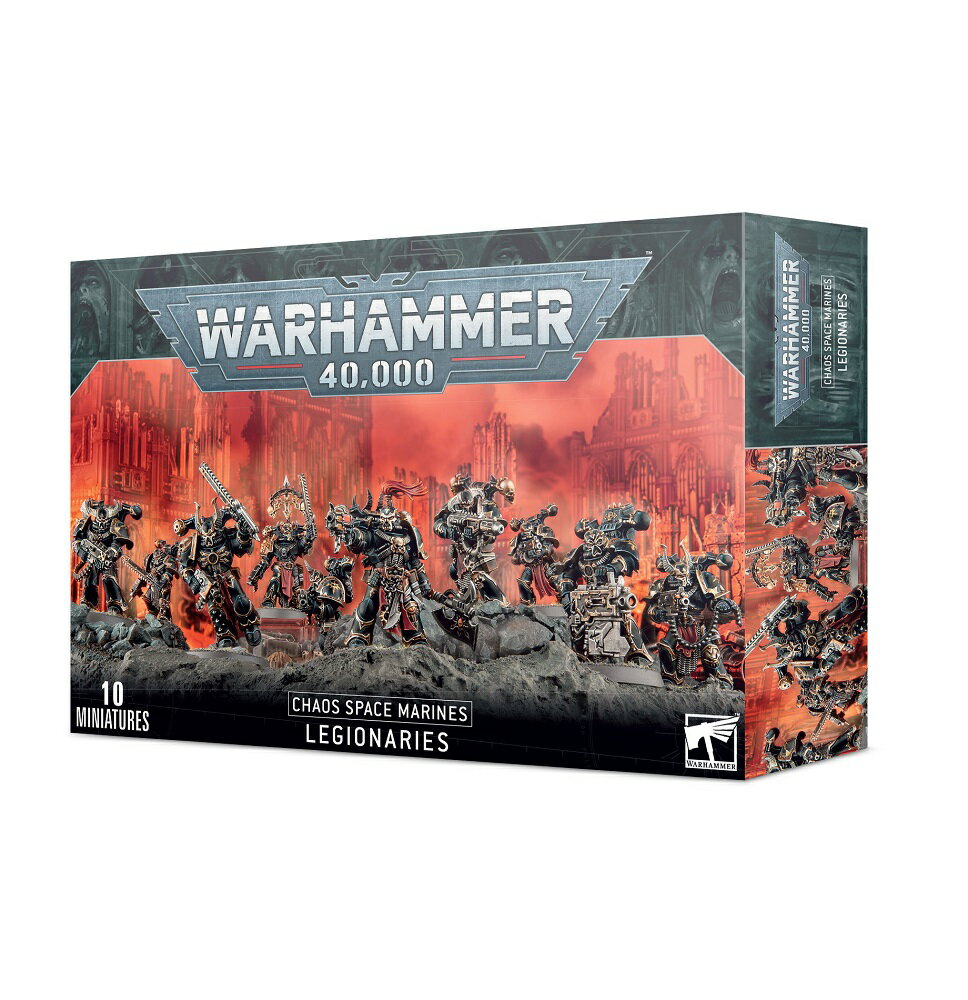  新品 ミニチュア プラモデル ウォーハンマー WARHAMMER ボードゲーム おもちゃ 玩具 プレゼント WARHAMMER 40000 CHAOS SPACE MARINES LEGIONARIES