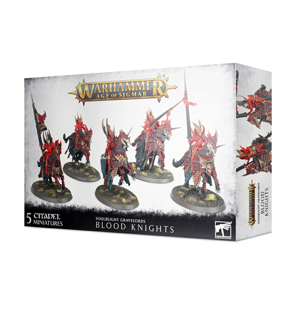  新品 ミニチュア プラモデル ウォーハンマー WARHAMMER ボードゲーム おもちゃ ジオラマ 玩具 プレゼント AGE OF SIGMAR SOULBLIGHT GRAVELORDS BLOOD KNIGHTS