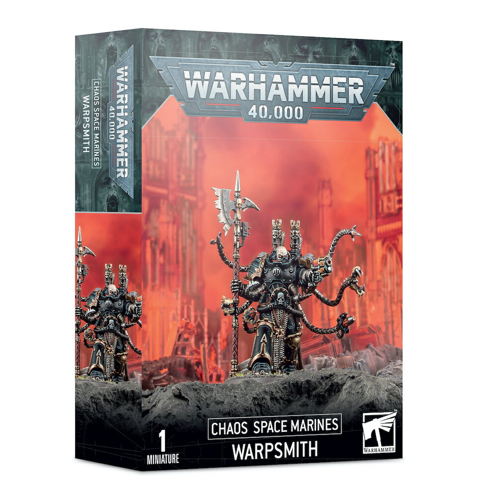  新品 ミニチュア プラモデル ウォーハンマー WARHAMMER ボードゲーム おもちゃ 玩具 プレゼント CHAOS SPACE MARINES: WARPSMITH