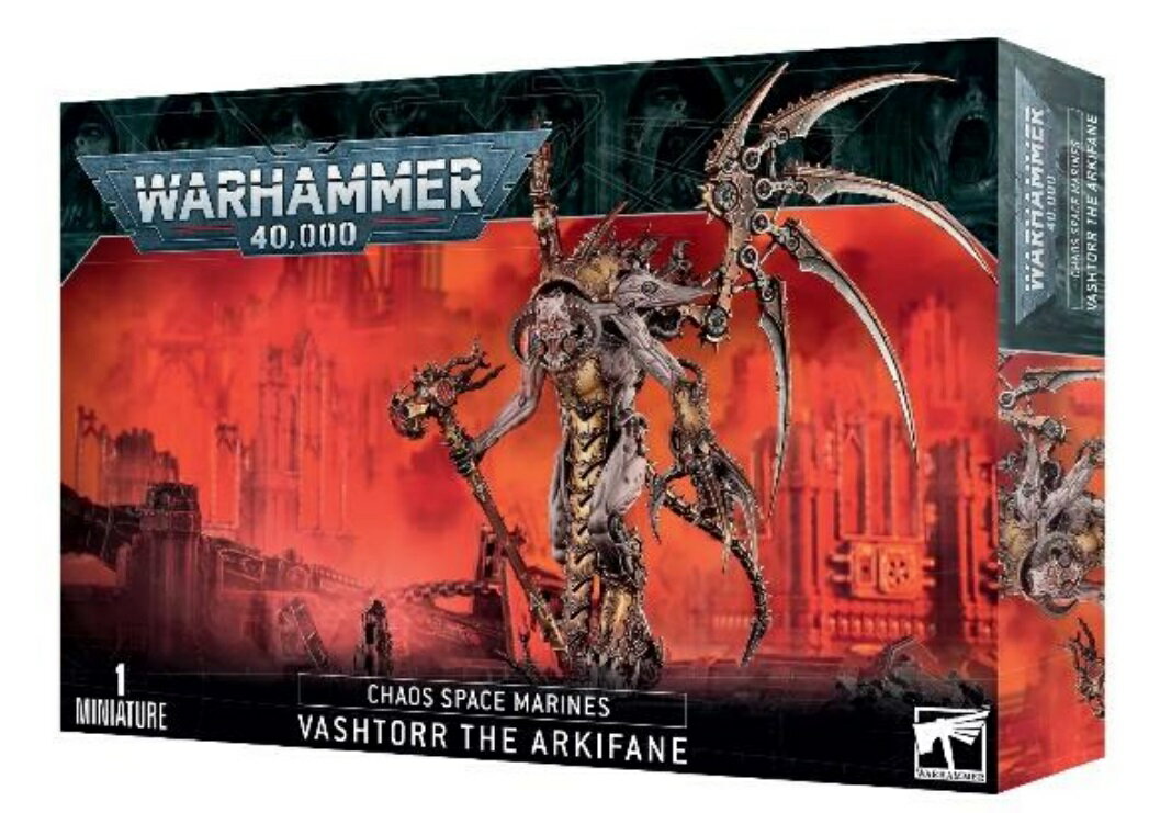 新品 ミニチュア プラモデル ウォーハンマー ボードゲーム おもちゃ 玩具 プレゼント WARHAMMER CHAOS SPACE MARINES: VASHTORR THE ARKIFANE