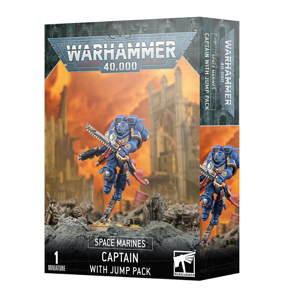  SPACE MARINES: CAPTAIN WITH JUMP PACK新品 ミニチュア プラモデル ウォーハンマー WARHAMMER ボードゲーム おもちゃ 玩具 プレゼント