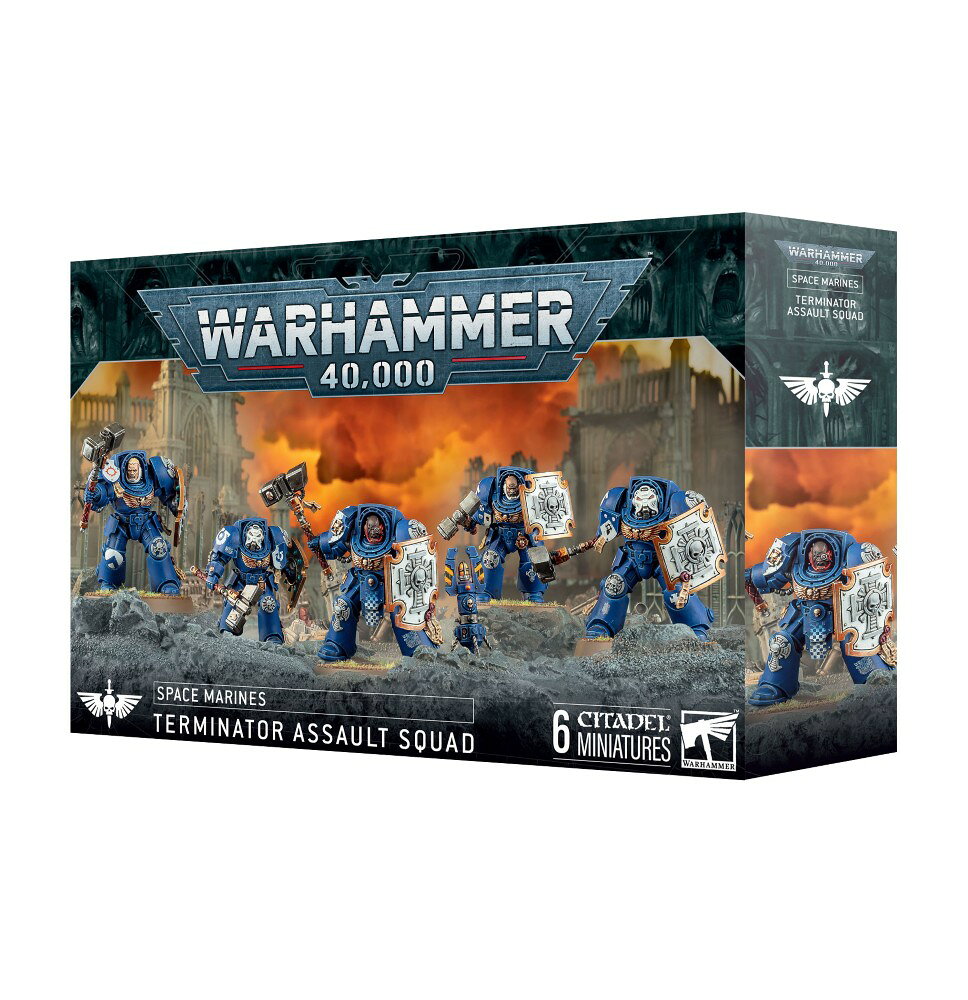 【新商品：2025年12月6日発売】【スペースマリーン：ターミネイター・アサルト・スカッド】SPACE MARINES: TERMINATOR ASSAULT SQUAD