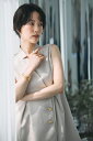 4月6日 午前10:00 新発売【佐藤優里亜さん着用】デザインボタンアシメジレレディース ジレ シンプル デイリー 大人 ノスタルジア NOSTALGIA