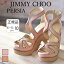 ڻĤ鷺JIMMY CHOO  ߡ奦   å 륯 ҡ 10cm ܳ  ߡ塼  ǥ ԥ   22cm PERSIA