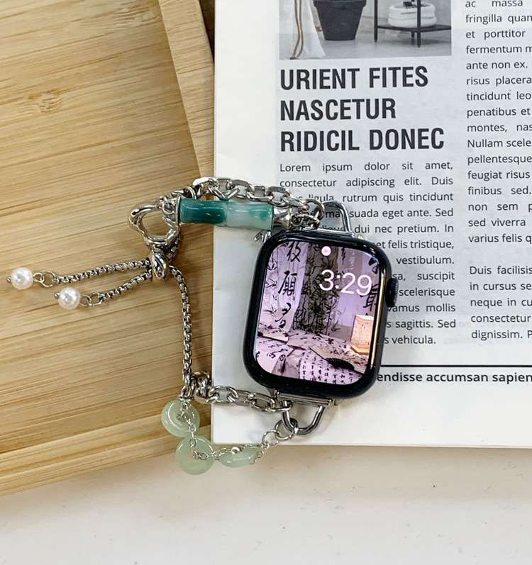 アップルウォッチ バンド チェーン レディース おしゃれ apple watch Series Ultra 8 7 6 5 4 3 2 1 SE 44mm 40mm 38mm 42mm 41mm 45mm 49mm 女性 人気 Apple Watch ベルト 耐衝撃 コンパチブル 49mm 防水 防汗 通気性 プレゼント