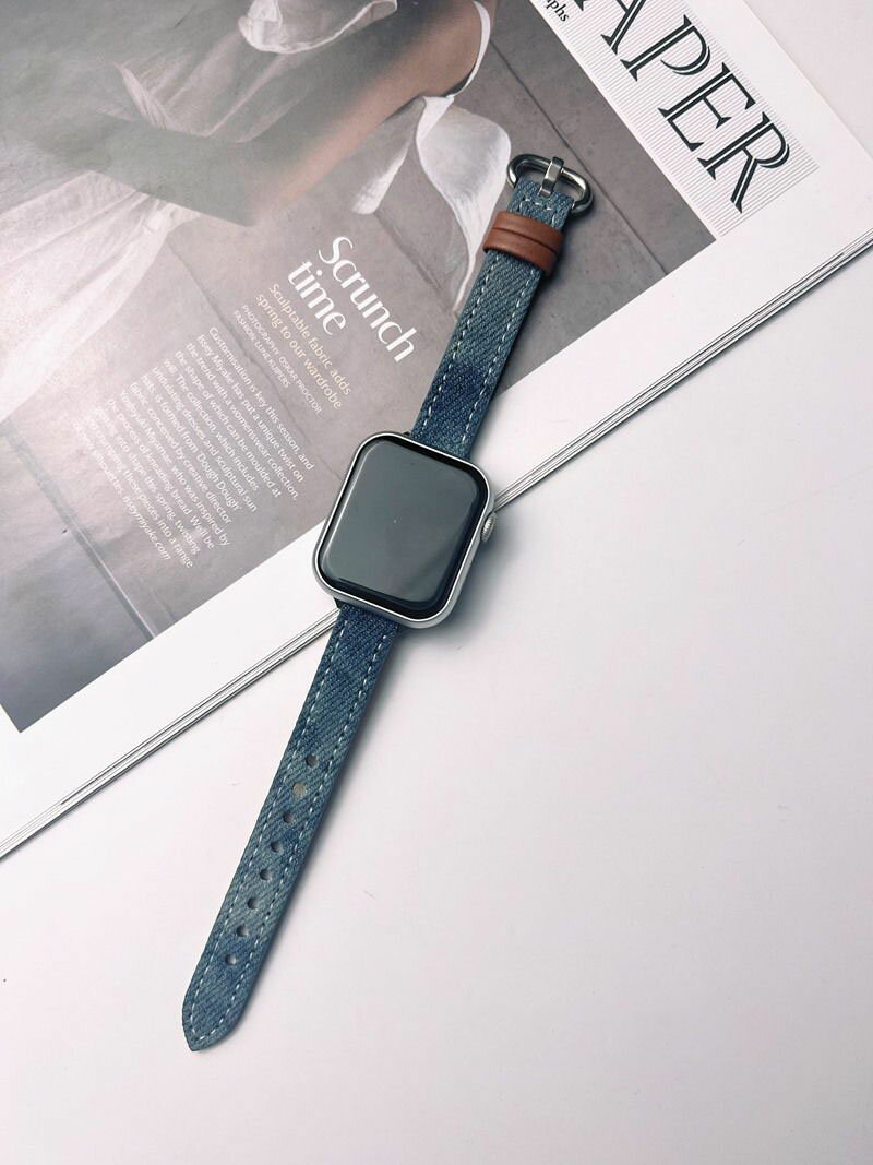apple watch series 10 バンド apple watch バンド レディース Apple watch series10 9 8 7 6 5 4 3 2 1 se ベルトアップルウォッチバンド ベルト デニム おしゃれ 41mm 45mm 44mm 40mm 38mm 42mm 49mm 腕時計バンド 男女兼用 ビジネス