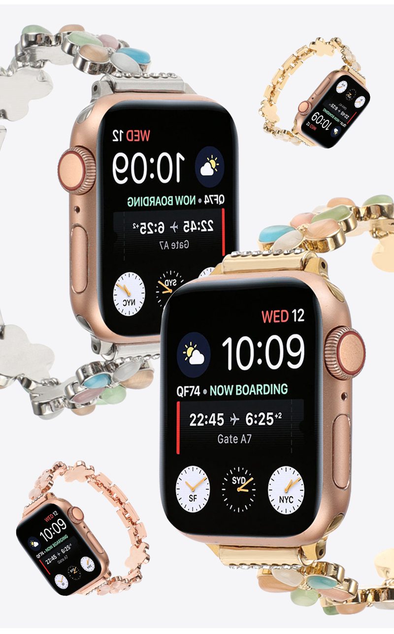 アップルウォッチ 10 46mm バンド レディース チェーン 41mm 45mm 44mm 40mm 38mm 42mm Apple watch バンド series 10 9 8 SE2 7 6 SE 5 4 3 2 1 ベルト おしゃれ 対応 apple watch バンド 長さ調節可 韓国 大人可愛