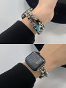 アップルウォッチ バンド レディース 可愛い チェーン apple watch Series Ultra 8 7 6 5 4 3 2 1 SE 女性 人気 44...