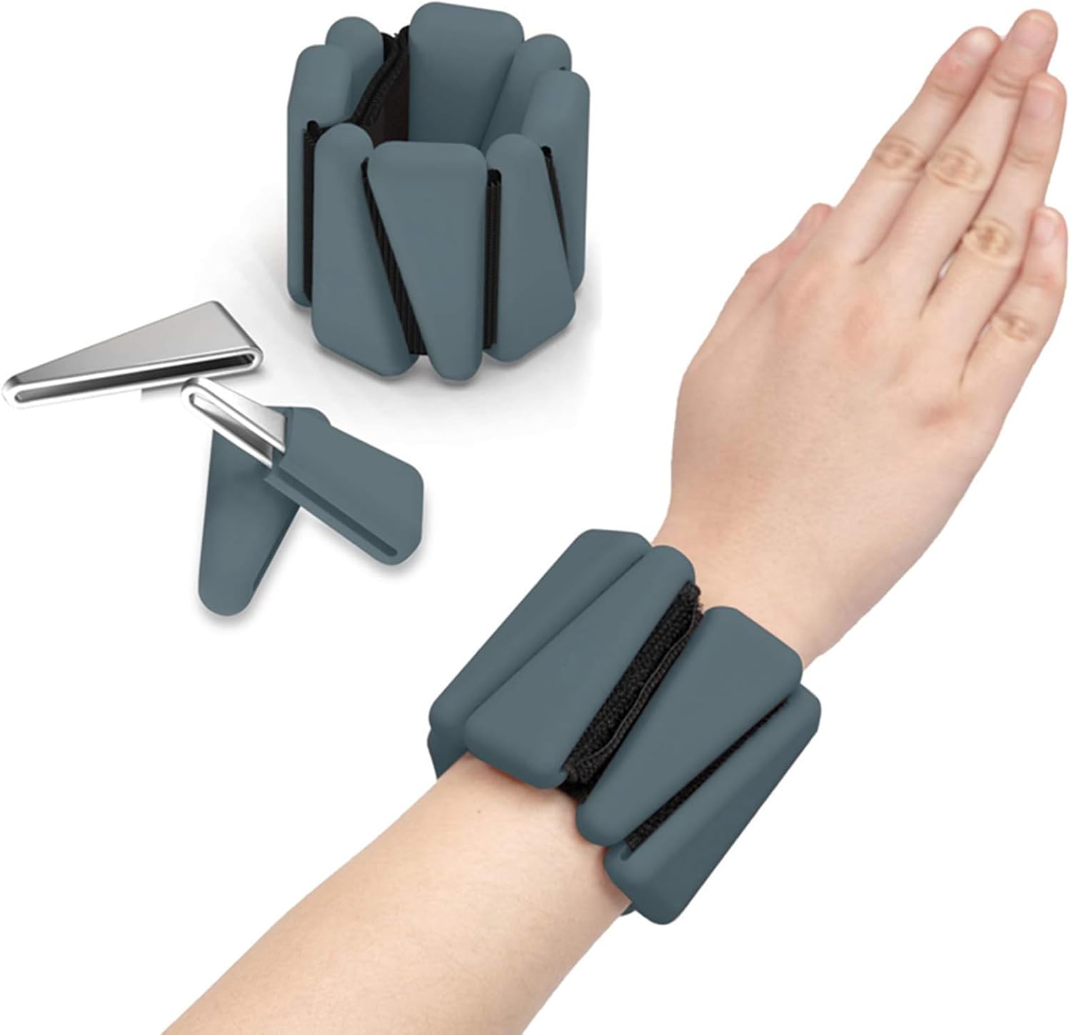 リストウエイト アンクルウェイト リストバンド 2個セット パワーリスト 手首や足首固定 トレーニング ..