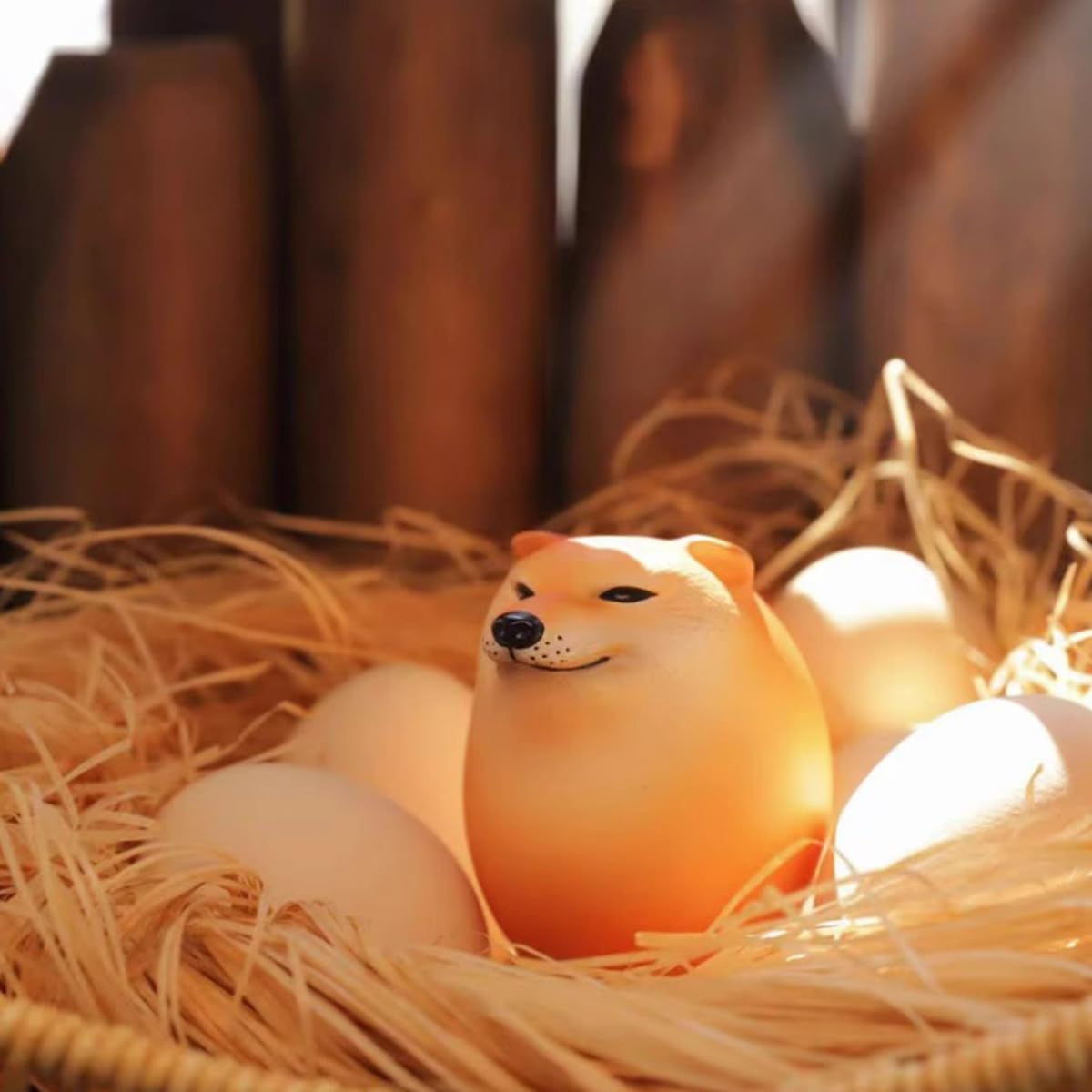 【4個入り】スクイーズおもちゃ 犬 柴犬 卵 たまご エッグドッグ わんちゃん いぬ 4個セット フィジェット ストレス解消 握る 癒し グッズ 知育玩具 動物 犬好き インテリア 景品 暇つぶし おもしろグッズ 誕生日 プレゼント ギフト nototengoku-10005699 HomeTech サンプル画像2