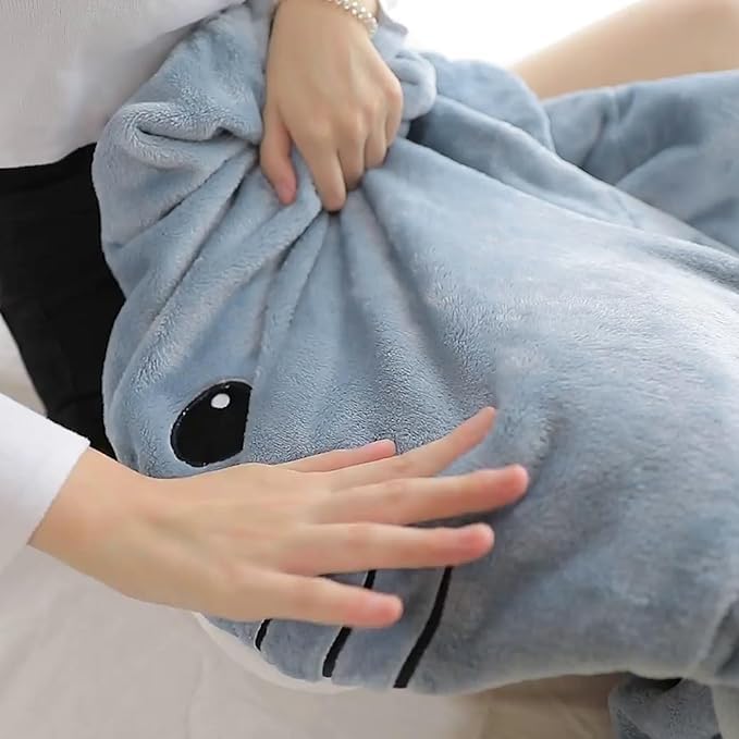 【2025バージョンアップモデル】サメ 寝袋 サメ パジャマ 着る毛布 動物 着ぐるみ ...