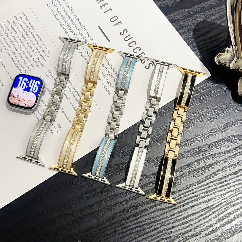 乐天商城 - アップルウォッチ バンド レディース キラキラ apple watch バンド アップルウォッチ10 バンド series 10 9 SE 8 Ultra Ultra2 7 6 5 4 3 applewatch 38mm 40mm 41mm 42mm 44mm 45mm 46mm 49mm バンド交換 ベルト 交換 レディース かわいい