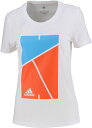 【ポイント10倍】【1000円ポッキリ】adidas アディダス レディース 半袖 Tシャツ ホワイト スポーツウェア ランニングウェア テニスウェア(FM44...