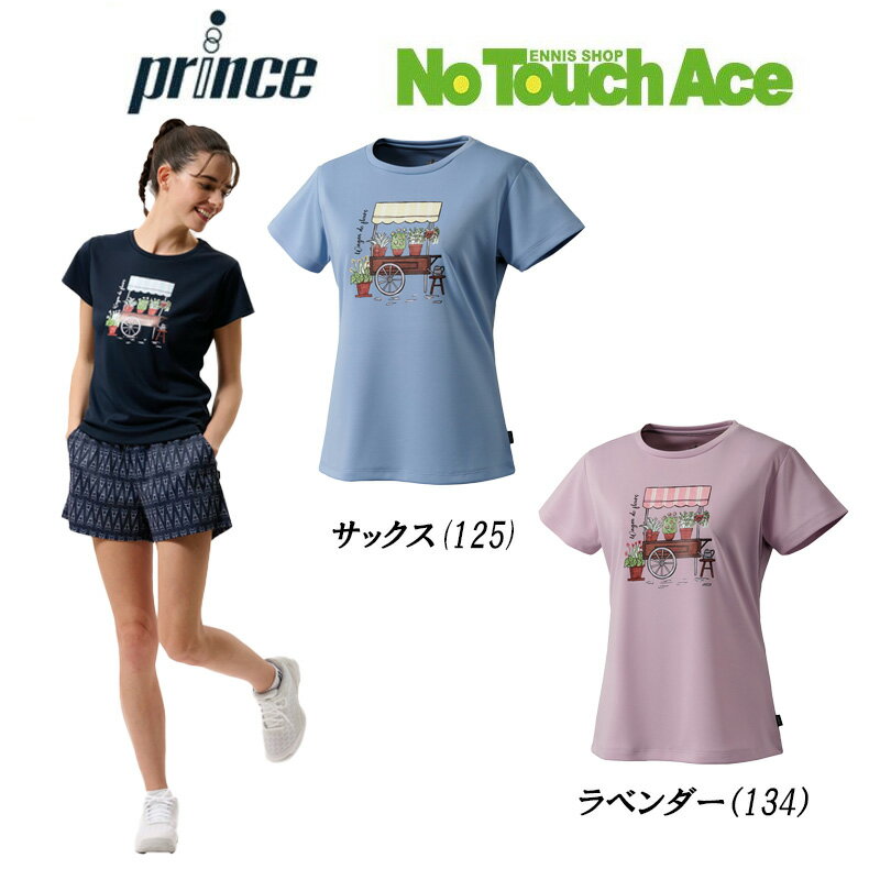 prince プリンス Tシャツ テニスウェア レディース WF4082 24FW