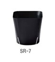 硬質ポリポット黒SR-7口径7.5cm 高さ6.5cm 100枚入