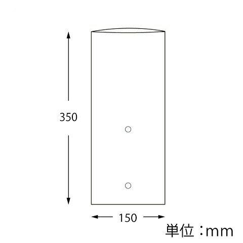 オリジナルボードンパック　No.15-35 15cmX35cm(2穴) 1000枚入 厚さ0.02mm 2