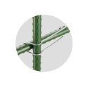 菜園フックバンド 20mm×20mm 6個入 まとめて20個セット ( 日本農業システム 農業 園芸 家庭菜園 支柱 固定部材 畑 野菜 栽培 資材 )
