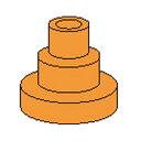 マイクロスプリンクラー用 ノズル橙