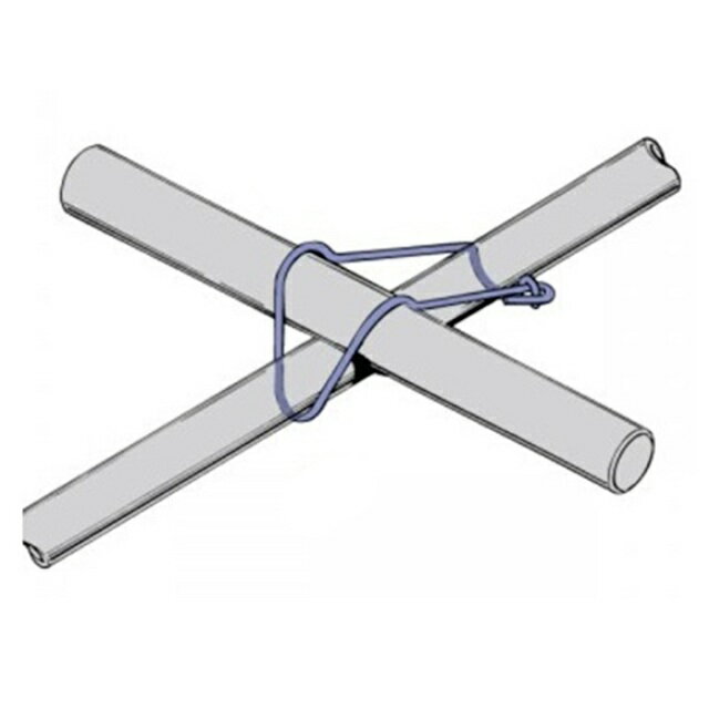 被覆フックバンド (先)22mmX(横)22mm (農業資材 ビニールハウス 家庭菜園 バンド 園芸用品 グッズ ハウス 栽培 パイプ ガーデニング 部品 園芸資材 フック パイプバンド パイプハウス 接続 農業用資材 固定 農具 金具 固定金具 園芸用資材・雑品 部材)