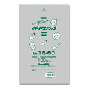 長もの野菜ボードンパック 厚み0.025mm No.18-60 4穴 18cm×60cm 100枚入り
