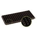 プラグトレー 128穴 黒 手植え用 外寸277×539mm 深さ41mm