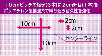 サンサンネットソフライトSL6500 0.2×0.4mm目　135cm×100m　透光率70%