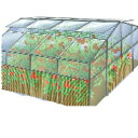 防虫ネット マルハナハチ用ネット 幅135cm×長さ100m (ビニールハウス ビニール ハウス 部品 マルハナバチ 家庭菜園 虫対策 害虫 農業用 園芸ネット...