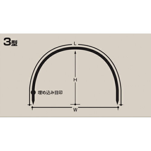 セキスイ トンネル支柱 3型 口径11mm×高さ66cm×幅90cm×長さ180cm 50本セット(園芸用品 農業資材 家庭菜園 農業用品 園芸 農業 資材 ガーデニング用品 ガーデニング 農業用 農業道具 園芸用 園芸用 支柱 園芸用支柱 トンネル 園芸支柱 農業支柱 園芸資材 支柱用品 グッズ)