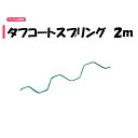 タフコートスプリング 2m 渡辺パイプ 農業用 ビニールハウス用 フィルム留材 固定 部品 部材 緑