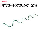 タフコートスプリング 2m 渡辺パイプ 農業用 ビニールハウス用 フィルム留材 固定 部品 部材 緑