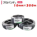 プロバンド 10mm×300m 渡辺パイプ 農業用 ビニールハウス用 フィルム留材用 部材 固定 バタつき防止