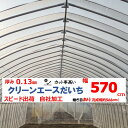 クリーンエースだいち 0.13mm厚 570cm幅 農ビ 防塵 農業用 ビニールハウス用 トマト キュウリ ピーマン 家庭菜園 三菱 希望の長さ(m)を数量に入...