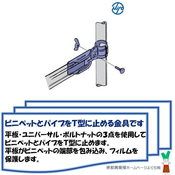 パイプコーナージョイント2　25　25.4mm　東都興業　農業用　ビニールハウス用　部...