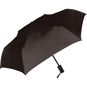 メンズ折りたたみ傘 自動開閉傘 無地55cm 耐風仕様 ナチュラルベーシック