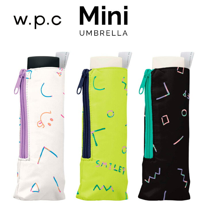 ワールドパーティー 【Wpc】 折りたたみ傘 80sスマイリー mini w.p.c ワールドパーティー