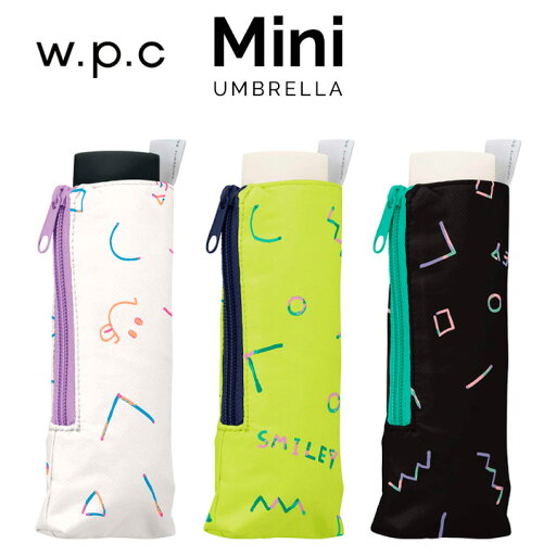 【Wpc】 折りたたみ傘 80sスマイリー mini w.p.c ワールドパーティー 【Wpc】 折りたたみ傘 80sスマイリー mini w.p.c ワールドパーティー