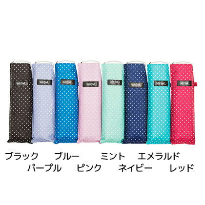 【waterfront】折りたたみ傘軽量165g傘薄型50cmポケフラットミニドットウォーターフロントシューズセレクション