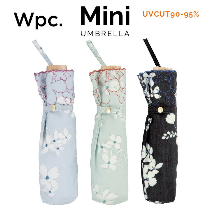 ワールドパーティー 日傘 レディース 【Wpc】 日傘 折りたたみ傘 晴雨兼用傘 フラワープリントスカラップmini w.p.c ワールドパーティー