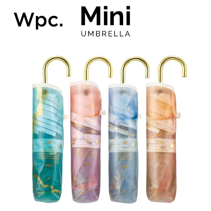 ワールドパーティー 【Wpc】 ビニール傘 折りたたみ傘 インクアートアンブレラmini ワールドパーティー