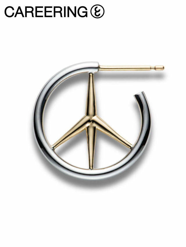 【CAREERING / キャリアリング】 【片耳用】 ピアス - MIDNIGHTCOWBOY 18G|野村訓市・18K素材使用・金属アレルギー対応