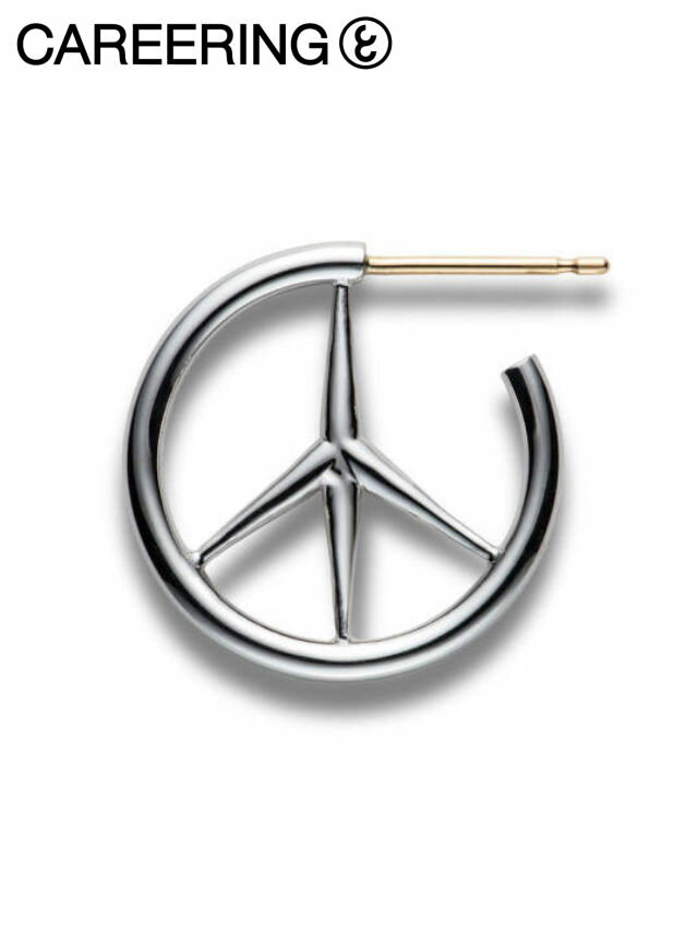 【CAREERING / キャリアリング】 【片耳用】MIDNIGHTCOWBOY 18(SV)|野村訓市 コラボピアス・18K素材使用・金属アレルギー対応