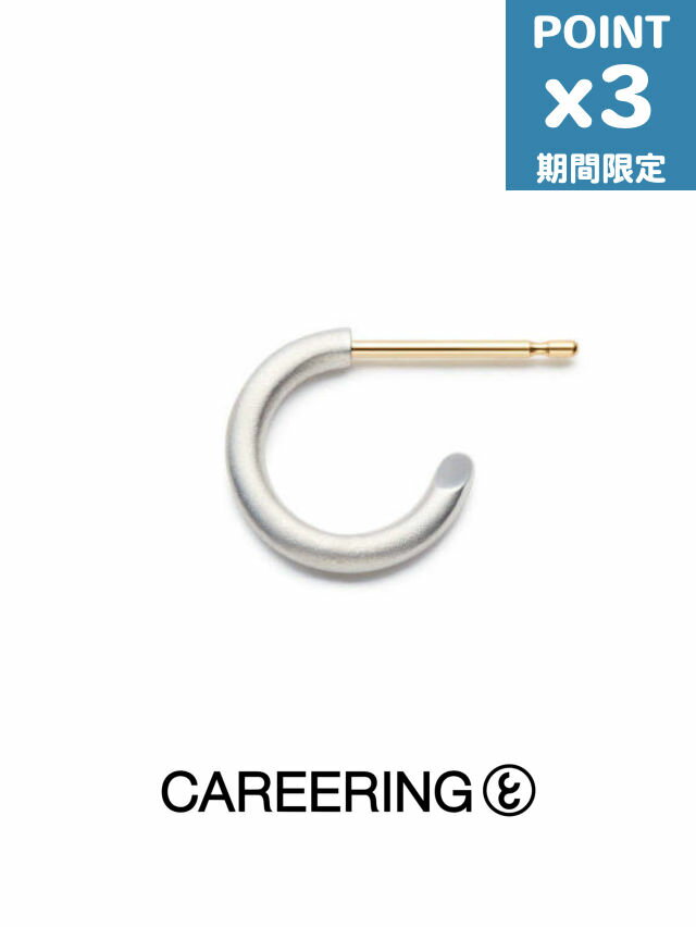 期間限定P3倍【CAREERING / キャリアリング】 プラシーボピアス - PLACEBO 101 matte(SV)