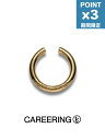 期間限定P3倍【CAREERING / キャリアリング】 【片耳用】 イヤーカフ - EAR CUFF 103(GOLD)