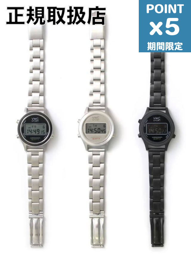 期間限定P5倍【VAGUE WATCH CO. / ヴァーグウォッチカンパニー】 DG2000 ステンレスベルト - DG-L-002 - SR